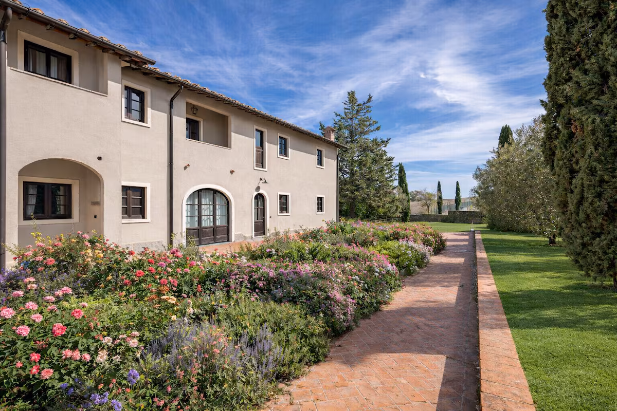 Gardens around the villa