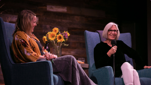 Interviewed Eileen Fisher live